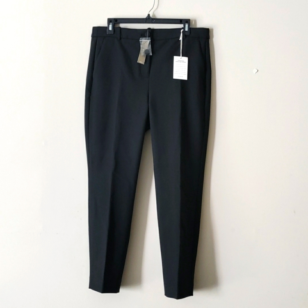 J.Crew High Rise Cameron Four Seasons Stretch Career Work Pants Size 12 Black